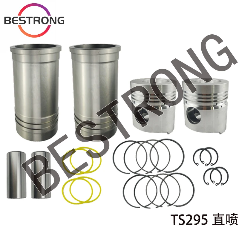 

Overhaul Piston and Cylinder Liner Kit For TAISHAN 295T 295 Direct Injection Diesel Engine Tractor Spare Parts