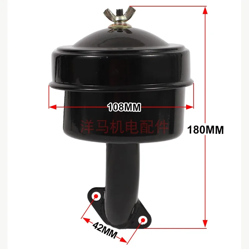 Small Diesel Range Extender Water Pump Accessories Topper 168 170F Silencer Exhaust Manifold Air Filter