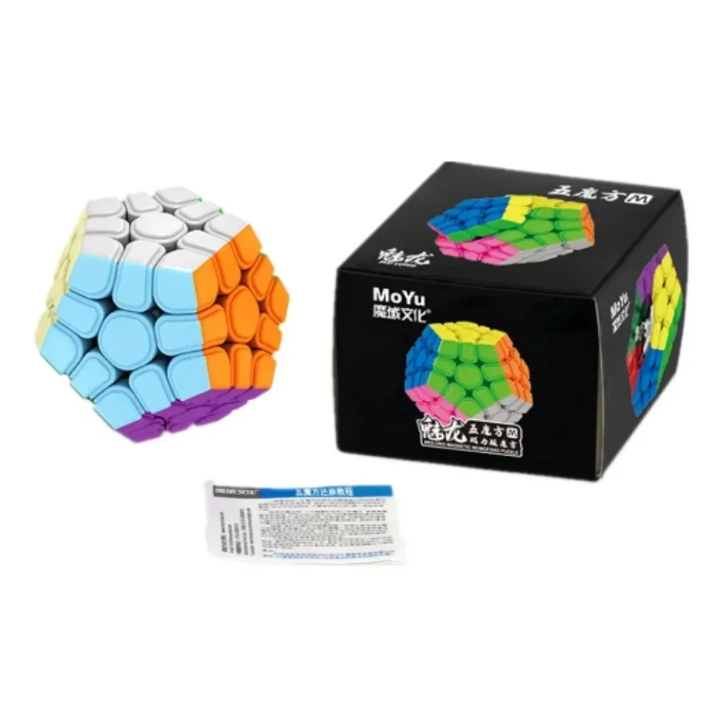 [Picube] MoYu Megaminx Meilong M magnético 3x3 Megaminx cubo mágico 3x3 cubo de velocidad rompecabezas sin pegatinas cubo Megaminxeds