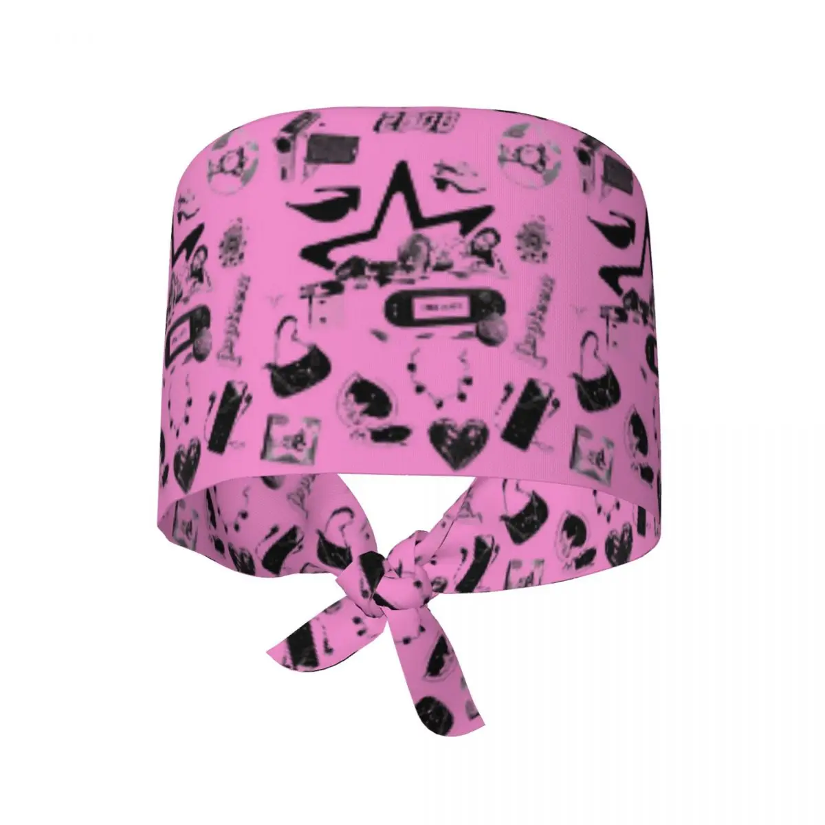 Emilia Mernes Y2k Elements Scrub Hat Doctor Working Surgical Cap Men Women Adjustable Nursing Caps for Dentist
