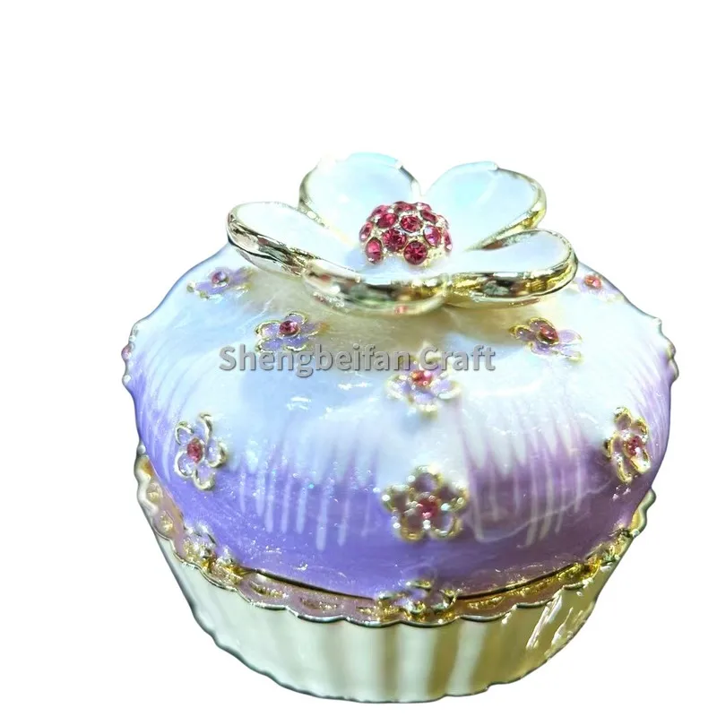 

Metal Enamel colored handicrafts, cake ornaments, home decor, counter decoration, trinket box