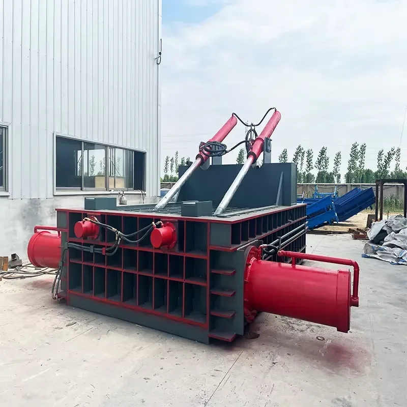 Crusher Hydraulic Stainless Steel Mobile Car Scrap and Aluminum Compressing Scrap Metal Compactor Scrap Iron Baler Press