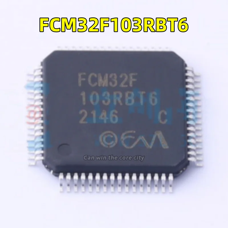 5-100 PCS/LOT New FCM32F103RBT6 FCM32F 103RBT6 package LQFP-64 microcontroller controller