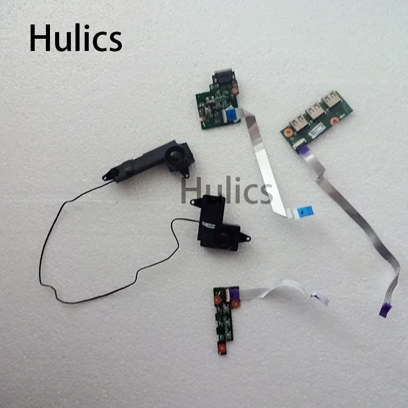 Hulics usado para Acer Aspire 8951 8951G DA0ZYGPB8D0 DAZYGTB28B0 DA0ZYGPI8C0 altavoz para ordenador portátil interruptor Usb botón de encendido placa LAN