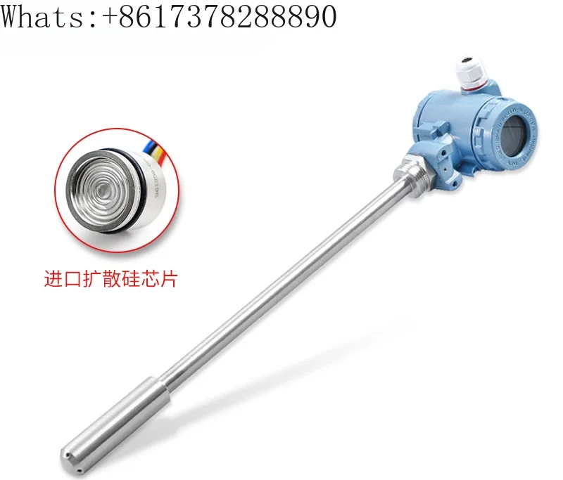 Straight rod  gauge liquid  transmitter sensor stainless steel straight insertion  high temperature resistant water oil level