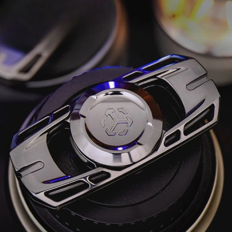 Tuning Fork Fidget Spinner Hand Spinning Top Tip Fingertip Flywheel Gyro EDC Metal Relieve Stress Relief Toy Adults Anti Anxiety