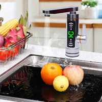 360° Rotating Tankless Water Heater Tap with LED Digital Display Electric Instantaneous Water Heater, Hot Water Tap, Kitchen