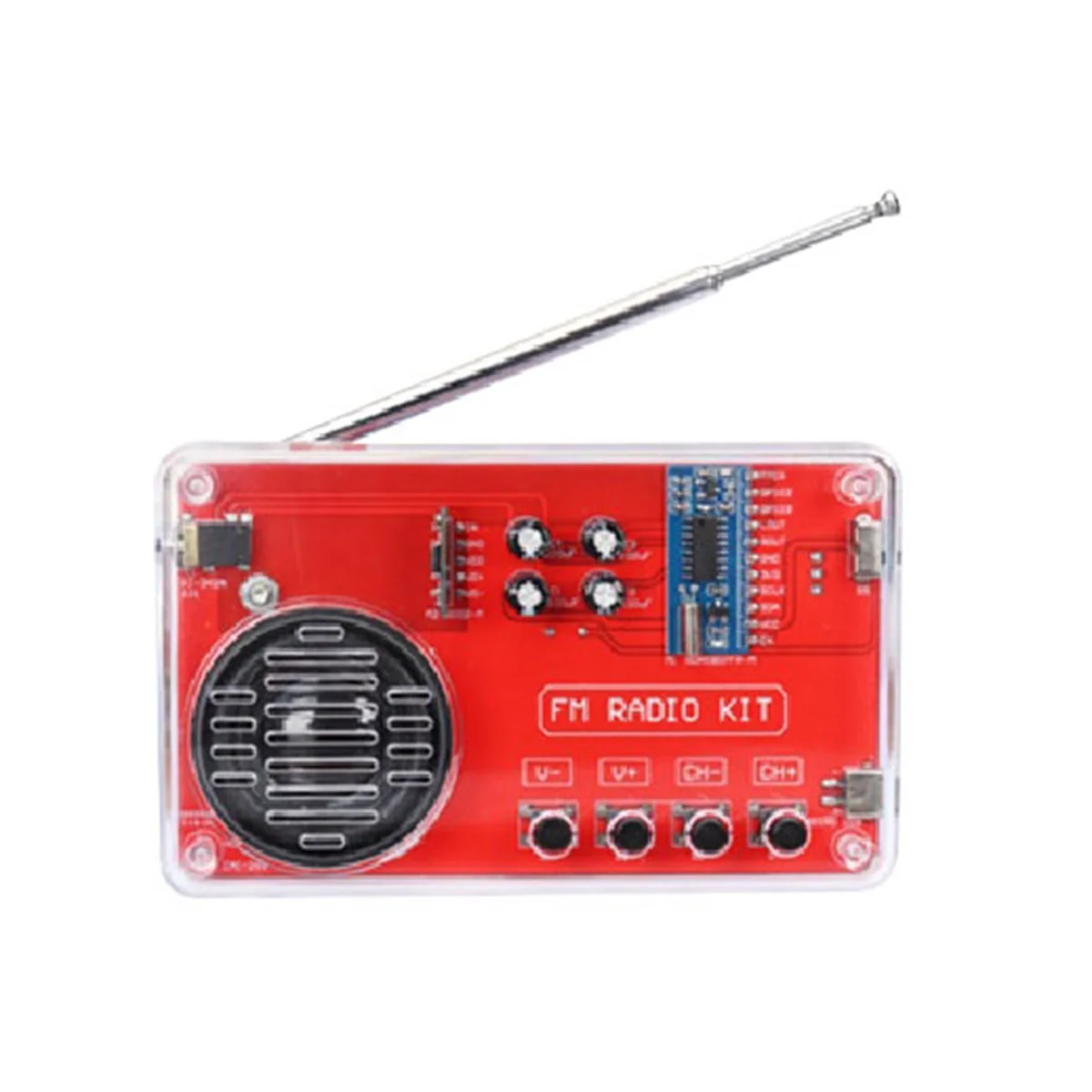 FM Radio DIY Production Kit Electronic Assembly Soldering Practice Kit 50-108 MHz Receiver