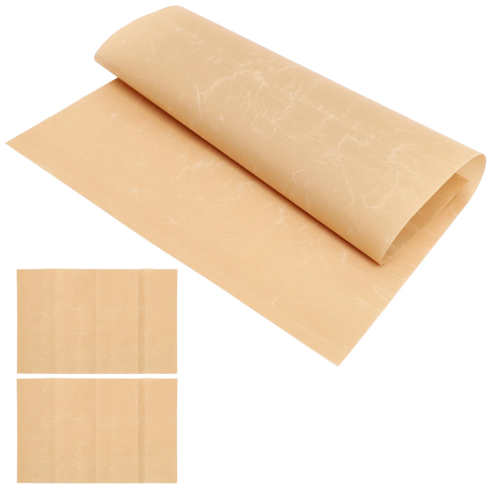 

3 Pcs Reusable Baking Sheets 40x60cm Non Stick Oven Liner Brown Heat Resistant Pad for Electric Oven Kitchen Tools