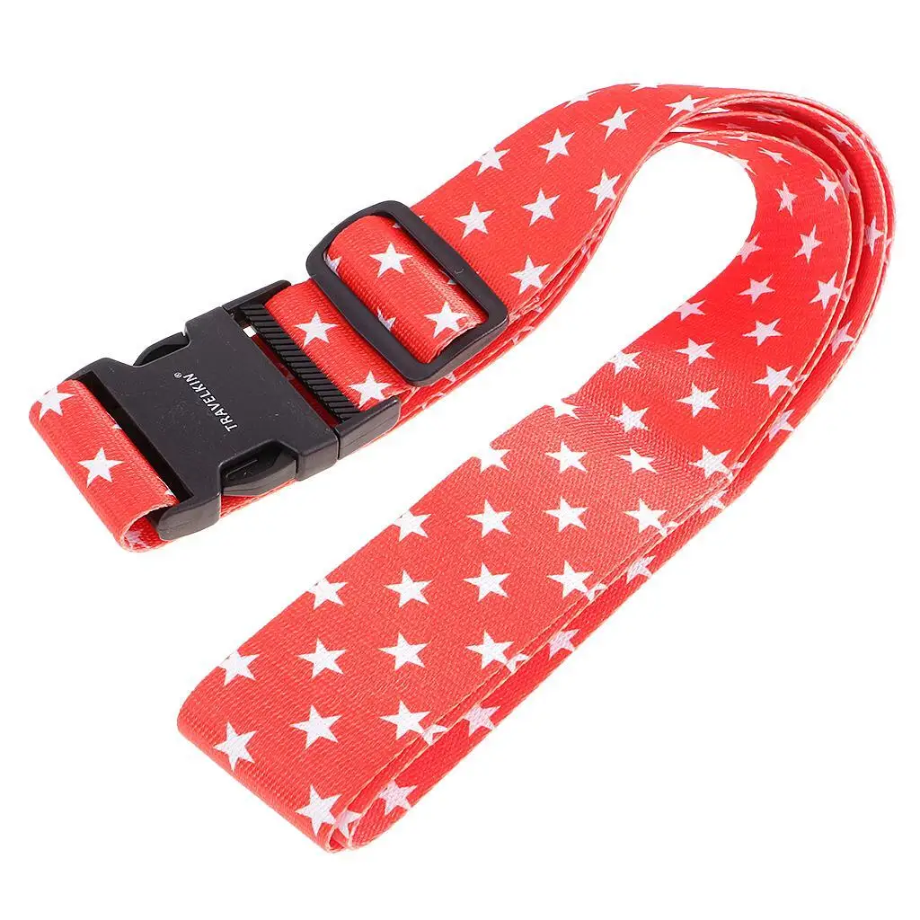 Verstelbare Bagageband Bagage Gesp Riem Naam Sticker Bagage Riemen Cross Strap Koffer Riemen Verpakking Riem Koffer Toegang