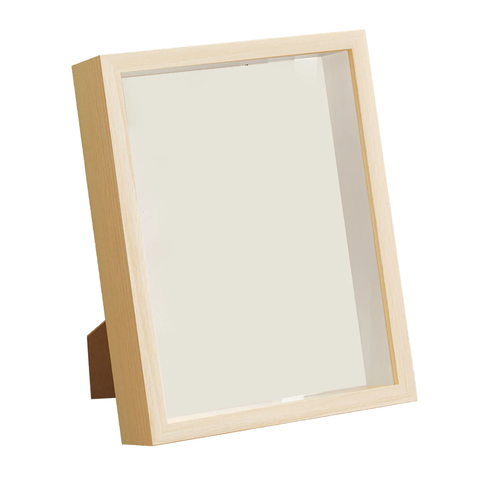 Lot De 5 Cadre Photo En Bois 13X18Cm, Style 3D Cadre De Boîte D'Ombre