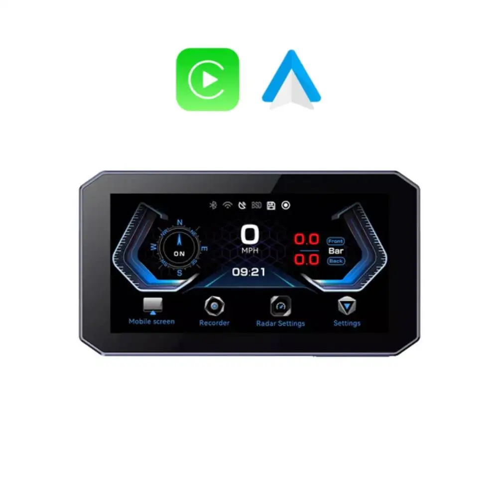 

Motorcycle Navigation Global Positioning System Anti-theft Quick Release CarPlay and Android Car 5.5 inch high definition
