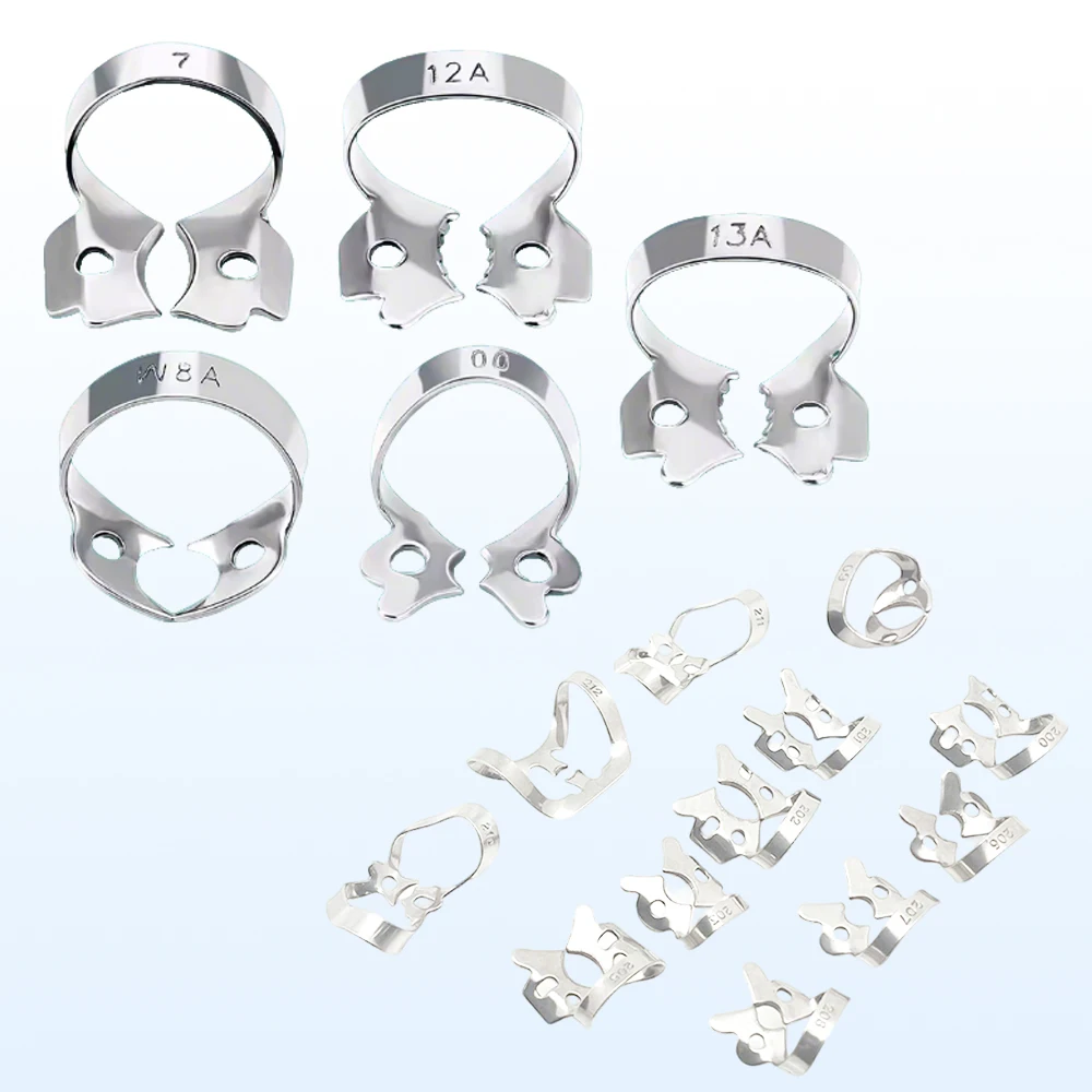 

Size 50 Stainless Steel Rubber Dam Clamps High Quality Dental Clamps for Endodontic Orthodontic and Restorative Procedures