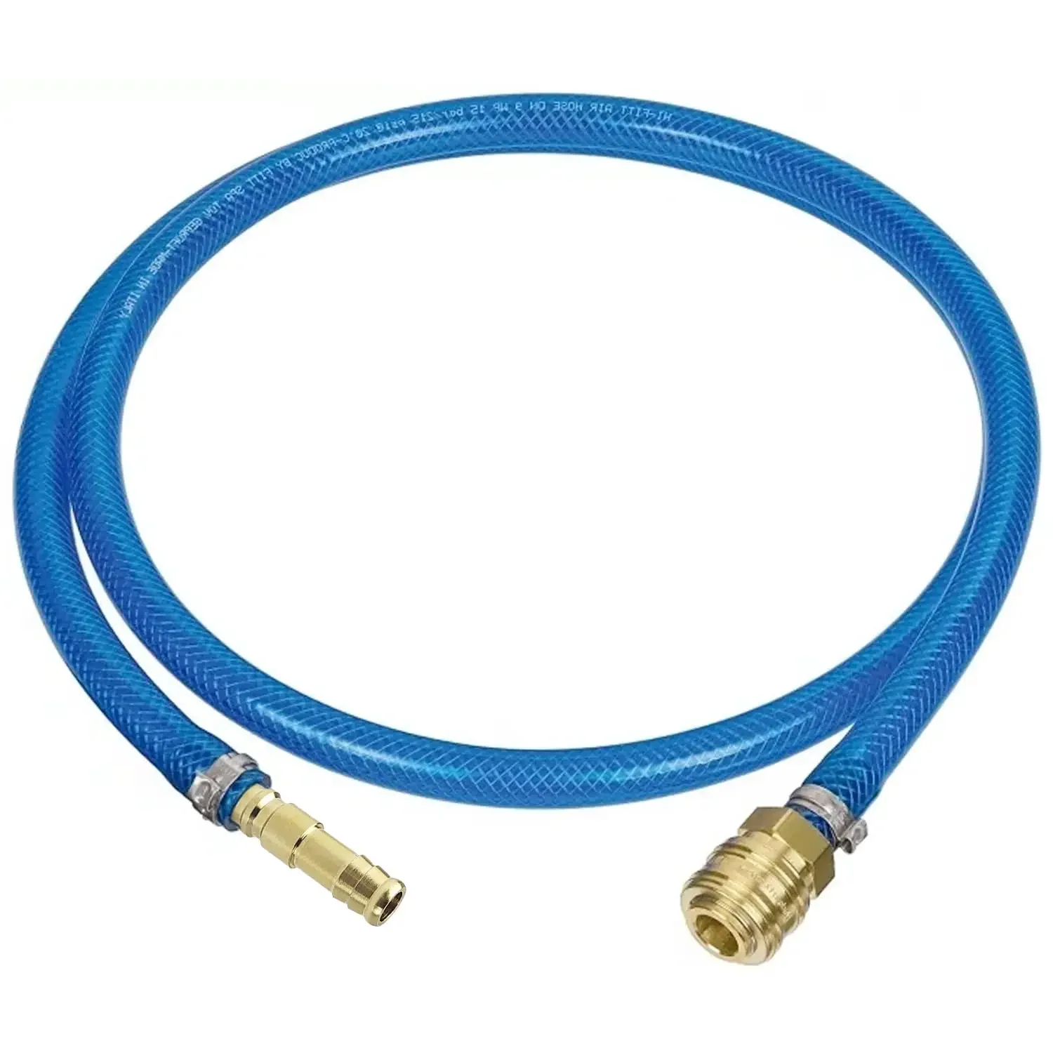 10mm Self Tightening Air Compressor Hose Connector with Hose Clamp for Reliable Pneumatic Air Line Connections