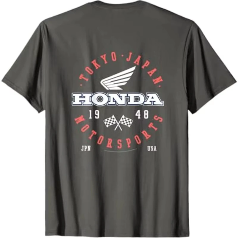 

Honda 2026 New Hot Summer Honda Men's and Women's T-Shirt Racing Motorcycle Culture Shirt International Motorsports 1948 Vintage