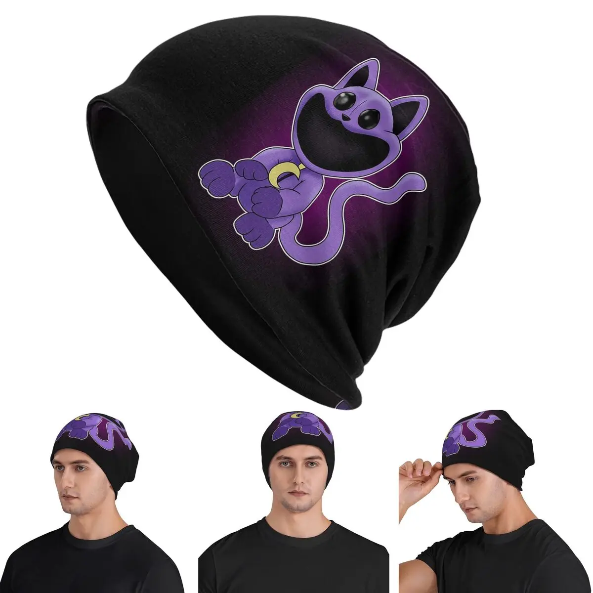 

Catnap Plus Skullies Beanies Hats Warm Autumn Winter Outdoor Cap Knitted Bonnet Caps for Unisex Adult