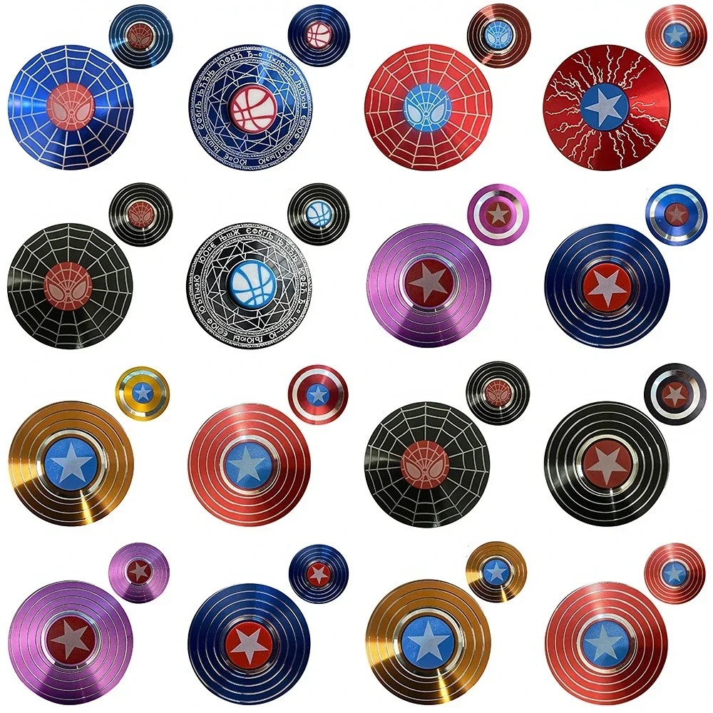 Metal Fidget Spinner Superhero Fast Bearing Finger Hand Spinner Gyro Rotation Anti Stress Aluminum Alloy