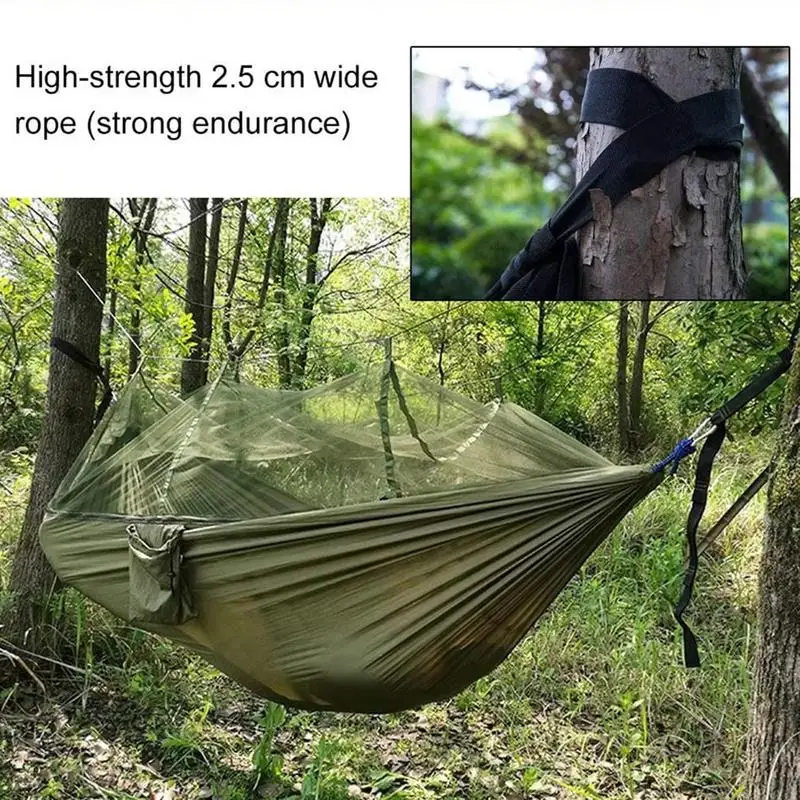 2 Person Hammock Tent Portable 2 Person Outdoor Hammock Large Load Bearing Outdoor Survival Gear For Beach Patio Camping