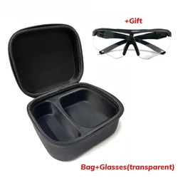 YHKEMA Hard Storage Travel Case for Electronic Shooting Earmuffs for Impact Hearing Protection Shooter Safety Eyewear Glasses