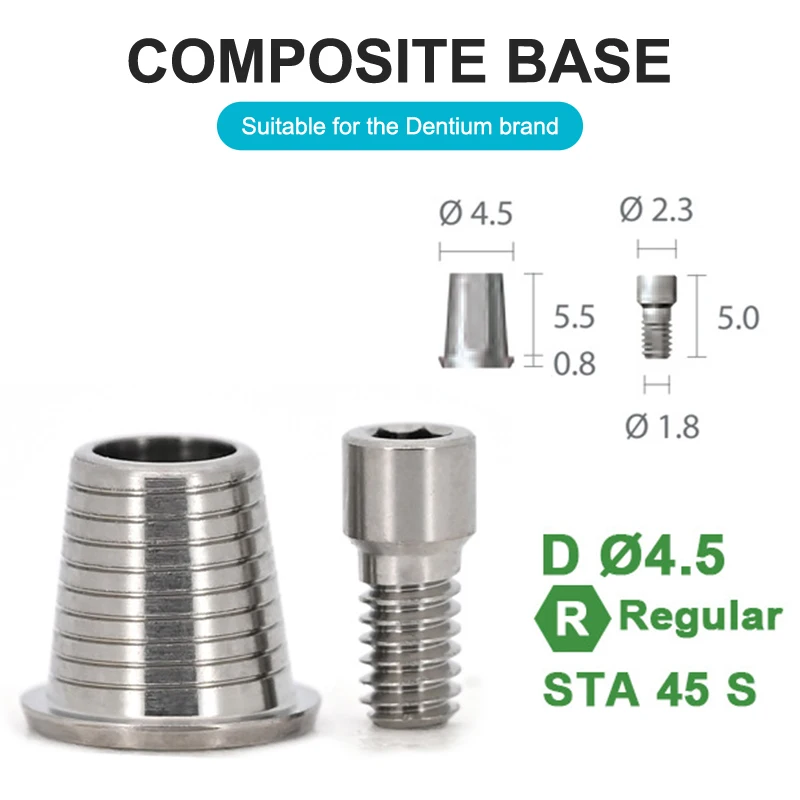 

Dentium Implant Transfer Rod Sealing Screw-Disposable CompositeBase Abutment Accessories,SterilePacked Prosthesis Transfer Tools