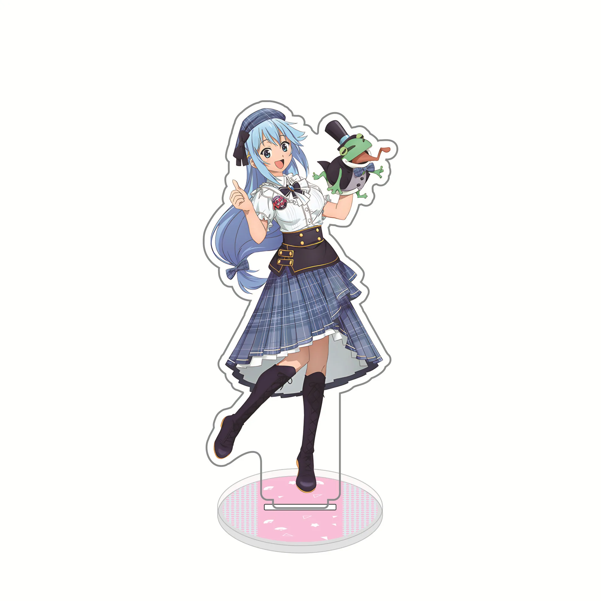 Kono Subarashii Sekai ni Shukufuku o! anime acrylic stand-up plate spot goods desktop ornament 15 centimeters gift