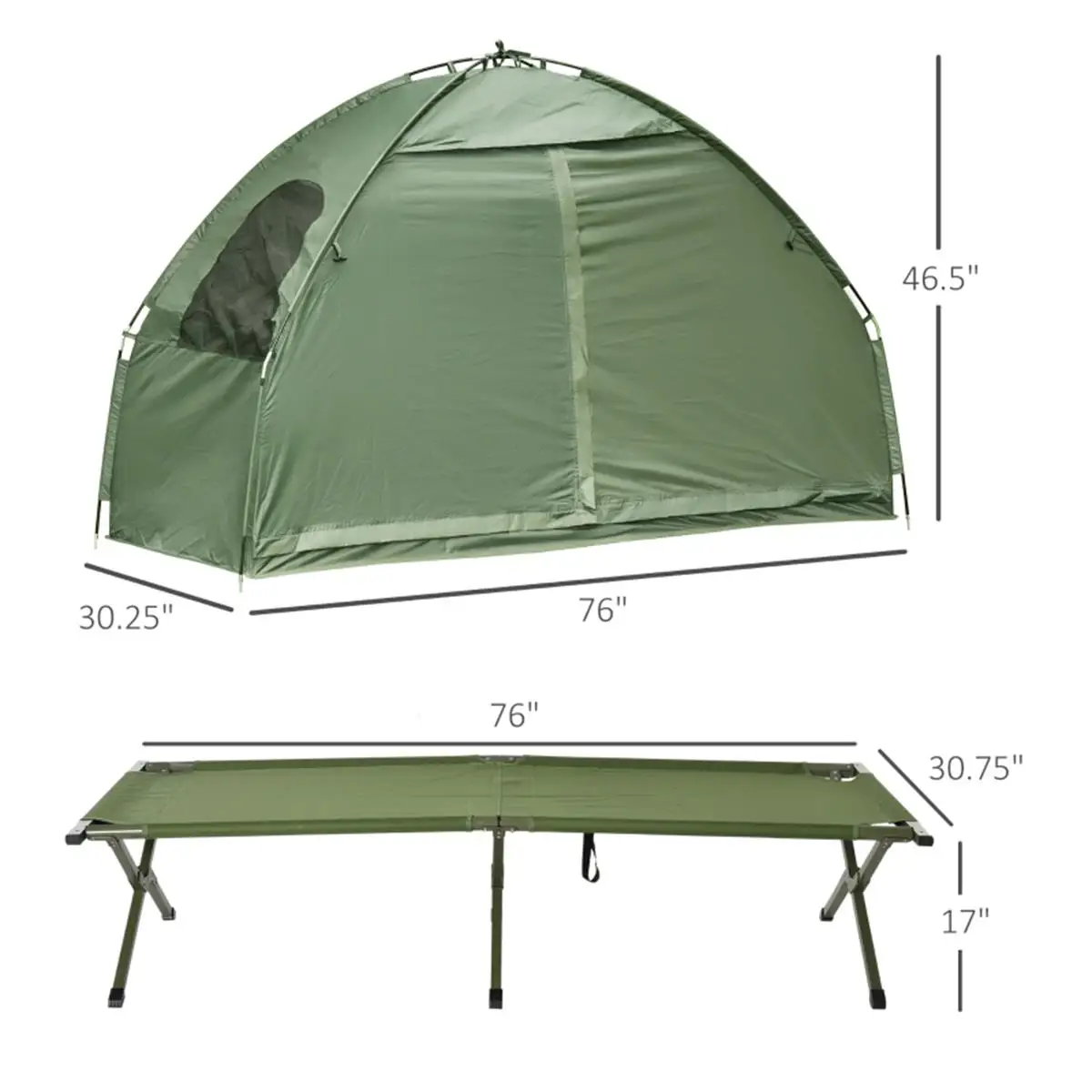 Portable Foldable Camping Tent - Lightweight, Easy Setup, Waterproof Outdoor Shelter