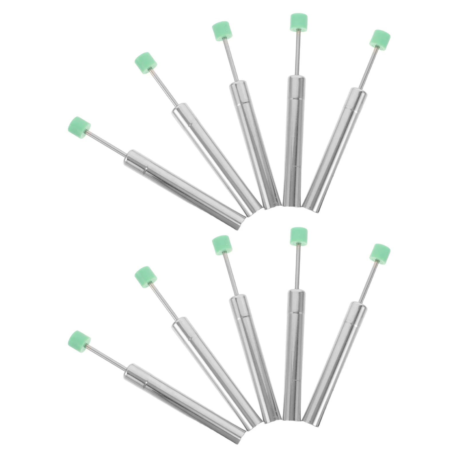 

10 шт. Демпферы для крышек мусорных баков, гидравлические, с плавным закрыванием, универсальные, замена поршня, бесшумное закрывание для кухонных мусорных корзин