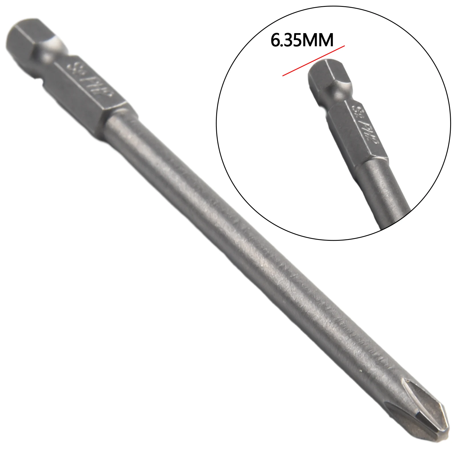 Brand New High Quality Screwdriver Bit 1 4inch 100mm Long 6Pcs Set Shank Magnetic Bits Magnetic Hex Alloy Steel