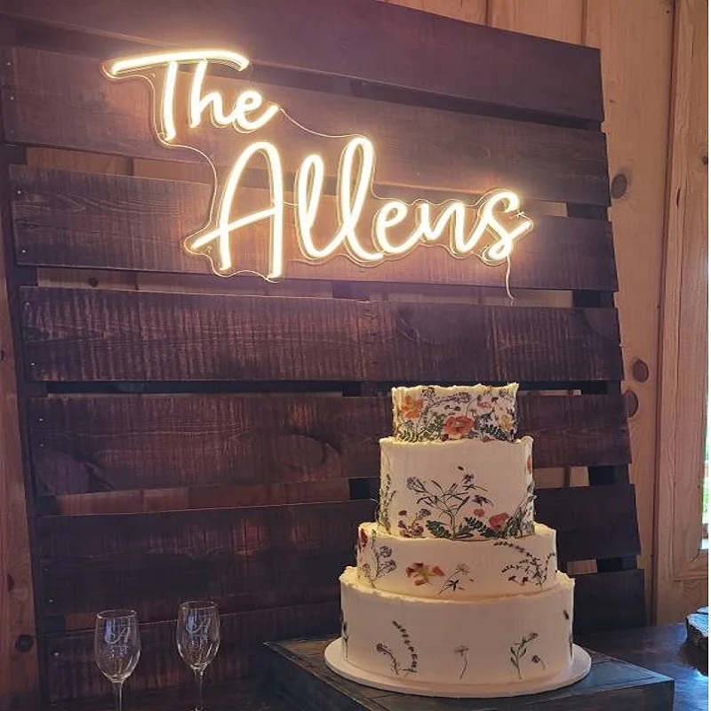 Neon LED Sign Custom For Wedding Party Personalized Neon Room Decor Happy Birthday Celebration Activities