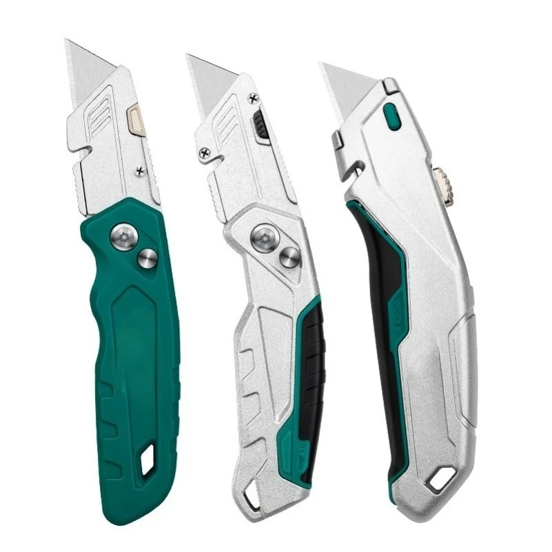 FOR Multifunctional Aluminum Alloy Disassembly Express Utility Knife Industrial Metal Foldable Utility Knife