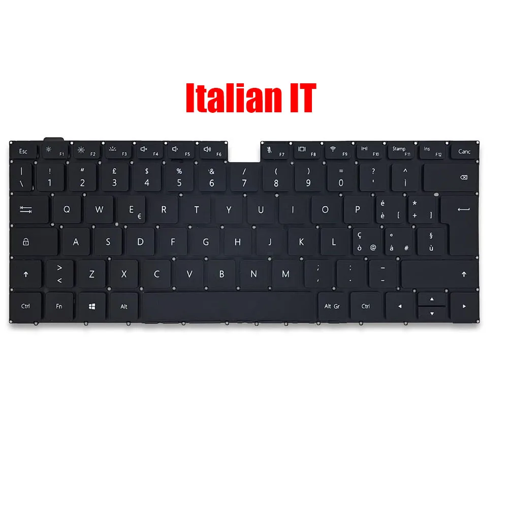 NE\BE\CZ\JP\SW\IT\HU\RU\US\FR\SP\UK Keyboard For HUAWEI Nbl-WAQ9R Nbl-WAQ9BR Black With Backlit