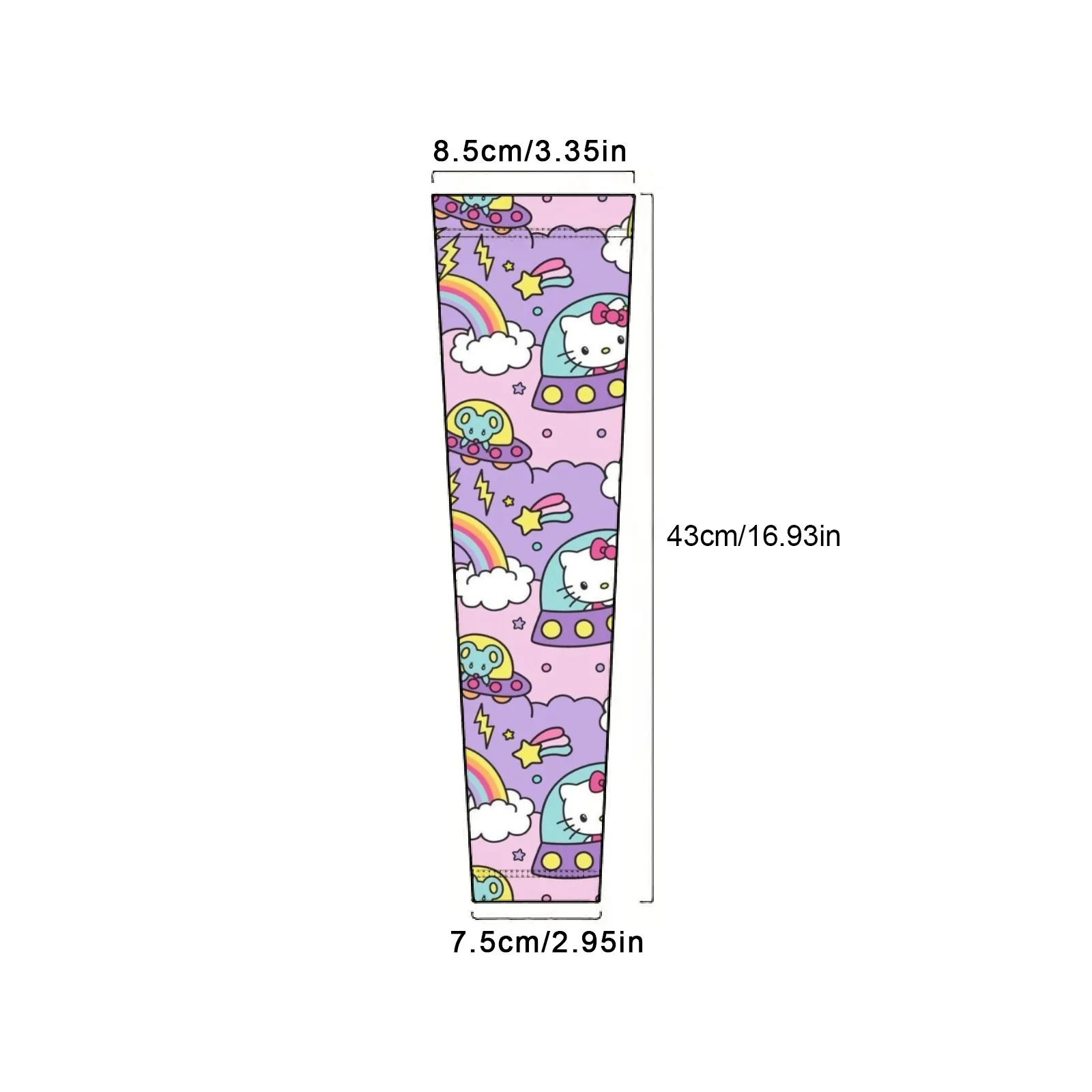 Fundas de hielo de dibujos animados de Hello Kitty Sanrio, adorable y personalizable, protección solar, transpirable y de secado rápido para diversión al aire libre encantadora