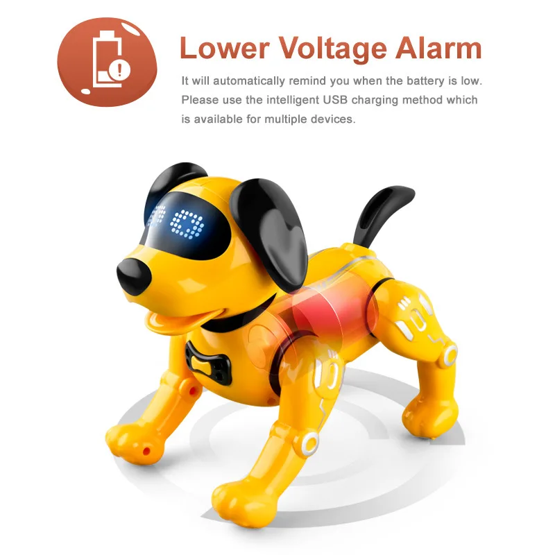 Hot-Selling Jjrc Children Intelligente Remote Robot Stunt Stem Dialoog Gebaar Inductie Speelgoed Huisdier Robot Hond Verjaardagscadeau