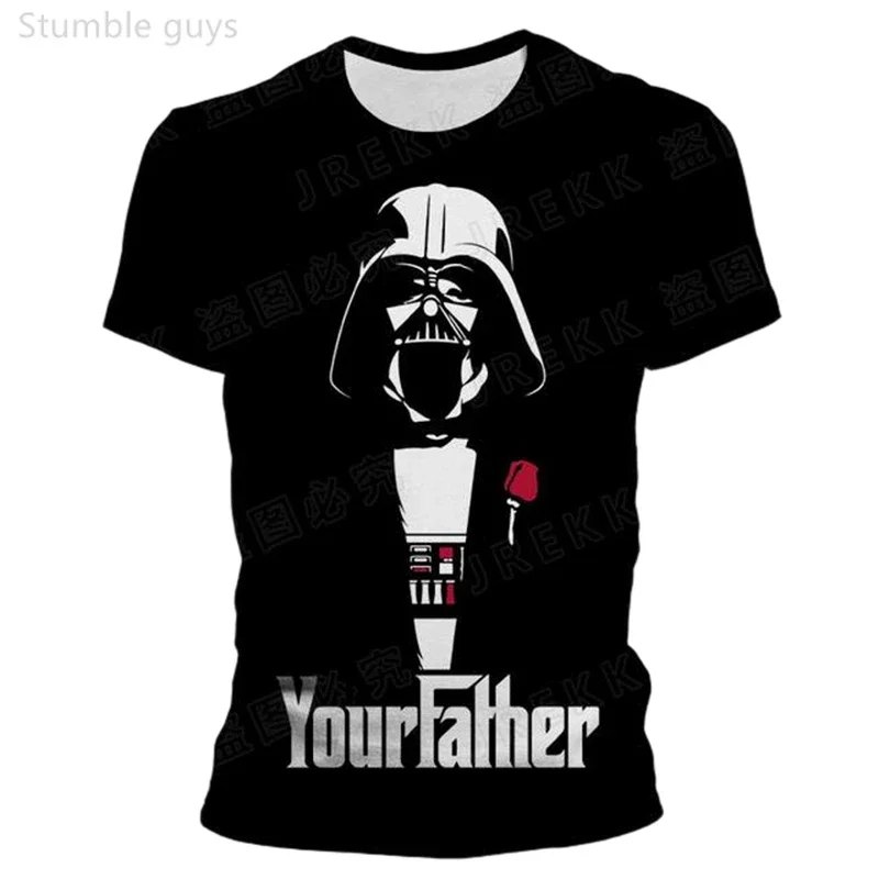 Camiseta de Star Wars para niños, camiseta ligera con estampado del Capitán Phasma, camiseta de manga corta de Anime para hombres