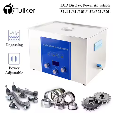 Power Adjust Low Noise Lab Medical Ultrasonic Cleaner 3L 30L LCD Bath Oil Dust Degreasing Industry Ultra sonic Clean Machine