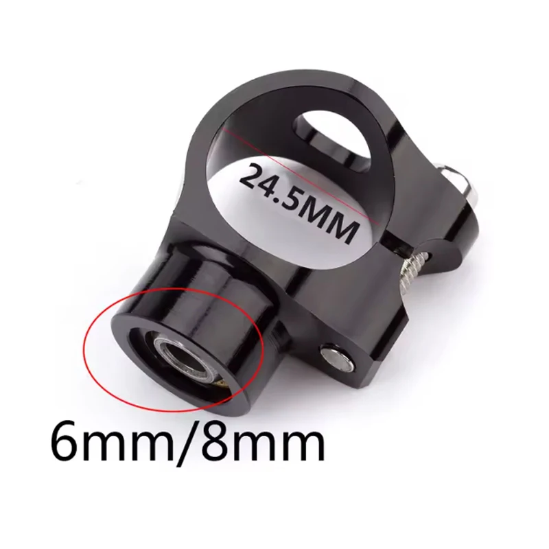 ขายึดแดมเปอร์พวงมาลัย CNC ขนาด 6 มม./8 มม. สำหรับ Honda Yamaha Suzuki Ducati Kawasaki อุปกรณ์เสริม