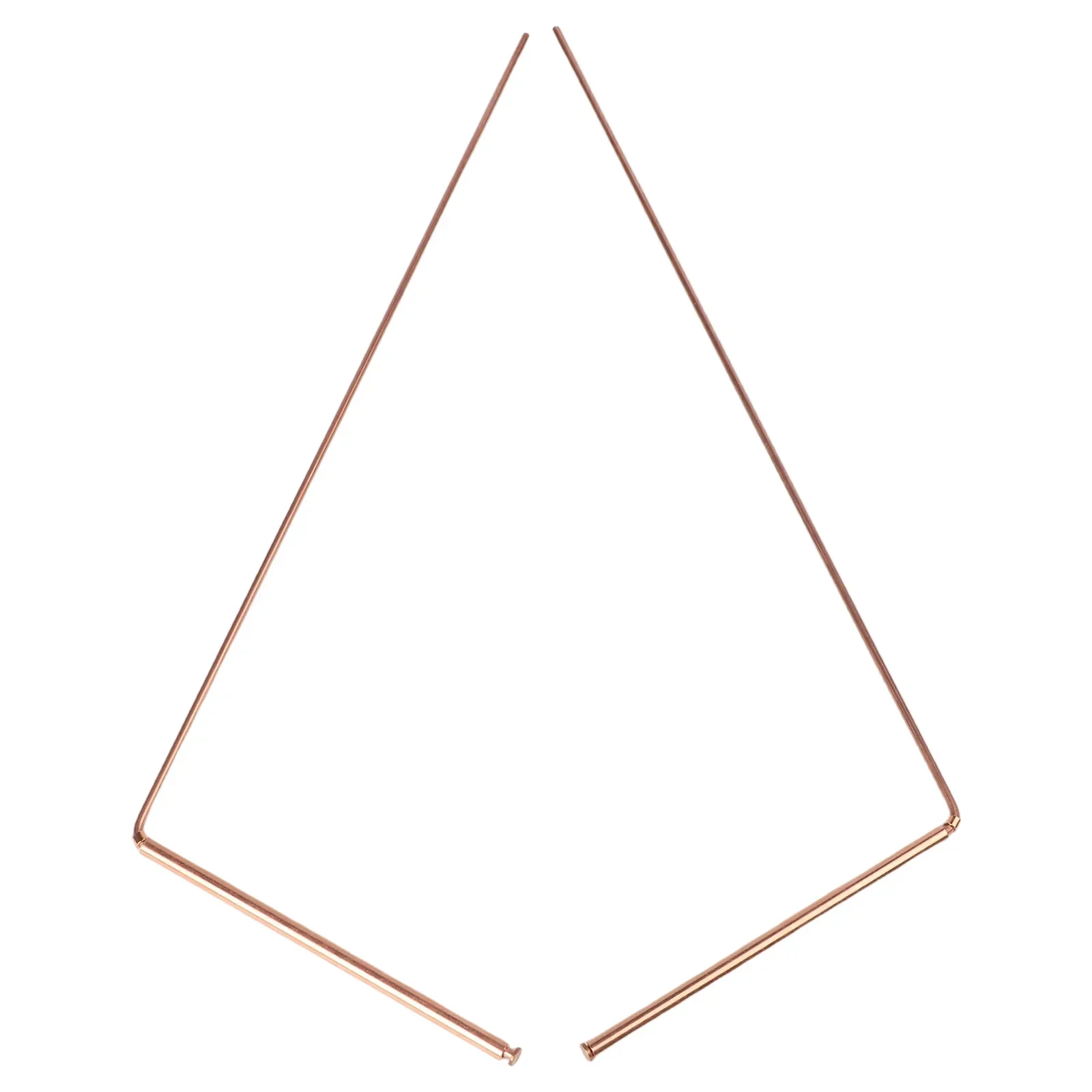 2pc 99.9% Copper Dowsing Rod Copper Divining Rods Psychic & Divination Copper Pendulum Kit Detector Rod Flexible Water Witching