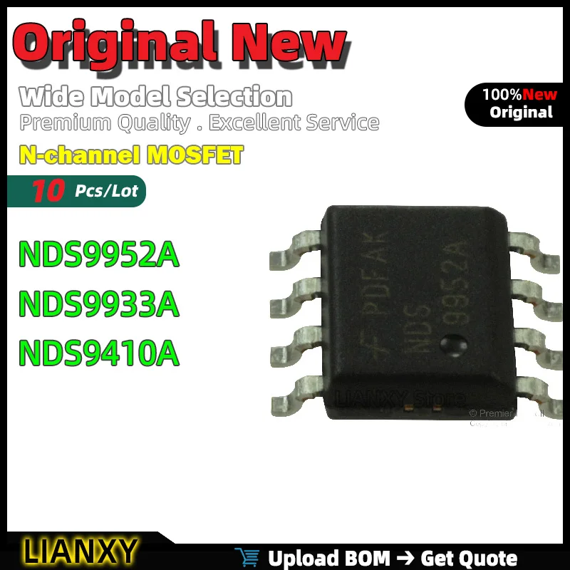 10Pcs SOIC-8 NDS995…