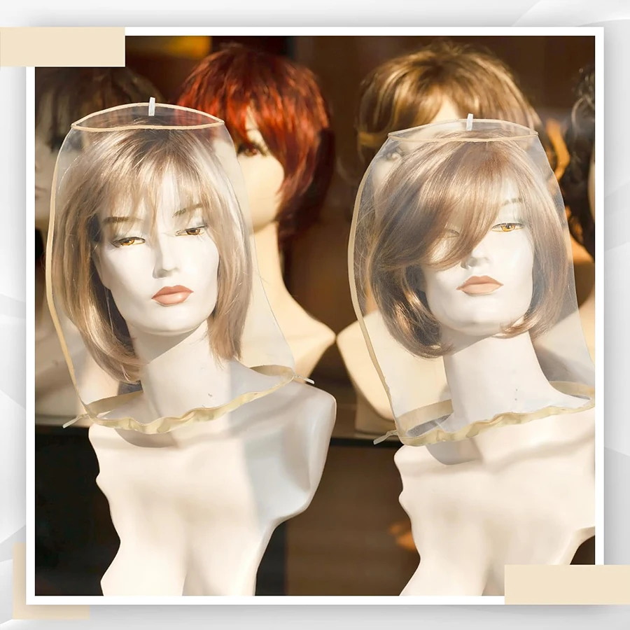 1/6 Pcs Wig Bags Adjustable Wig Storage for Multiple Wigs with Drawstring  Portable Wig Storage Bags image 5
