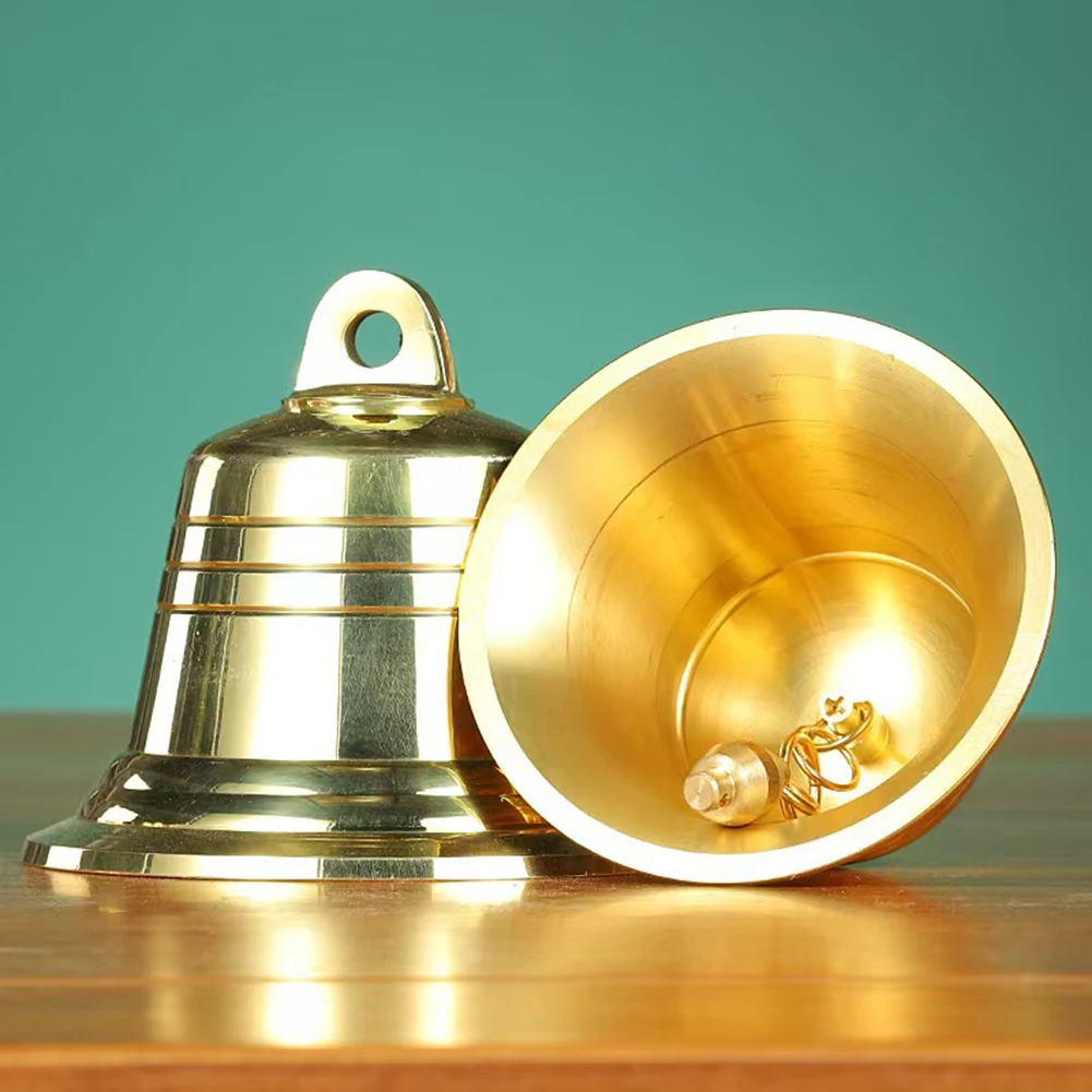 1pc Brass Bell Pendants 5/6/7Inch Wind Bell Hanging Decoration Jingle Bells For Festival Party Garden Home Decor Wind Chimes