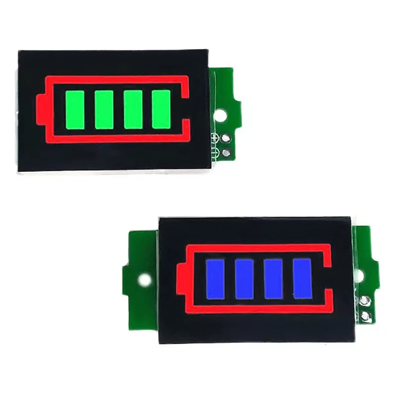 4.2V Display Electric Vehicle Battery Power Tester Li-ion 1-8S 1S/2S/3S/4S Single 3.7V Lithium Battery Capacity Indicator Tester