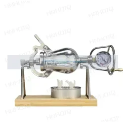 300ML Stainless Steel Mini Popcorn Machine Old-fashioned Small Hand-cranked Popcorn Machine