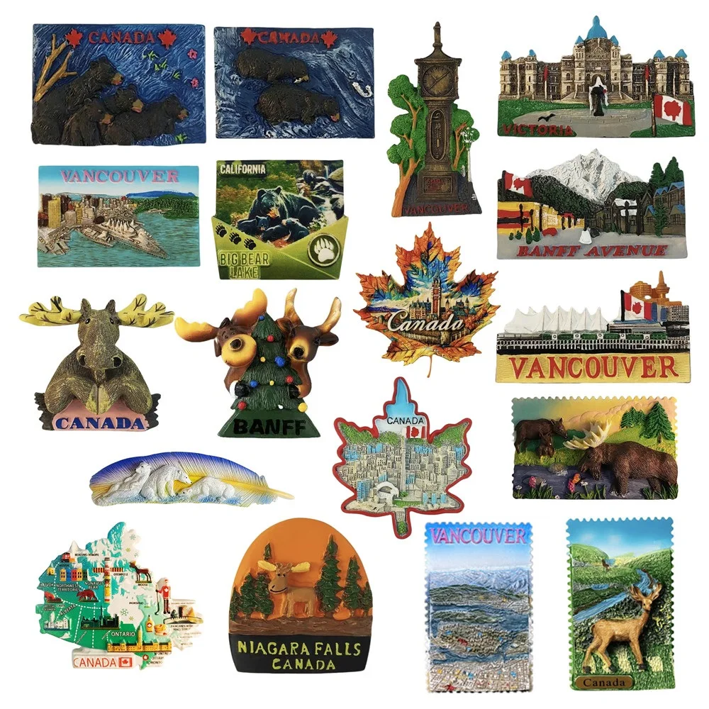 Nordamerika Kanada Vancouver Kühlschrankmagnete Tourismus Souvenir Kühlschrank Magnetaufkleber