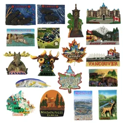 North America Canada Vancouver Fridge Magnets Tourism Souvenir Refrigerator Magnetic Sticker Collection Handicraft Gift