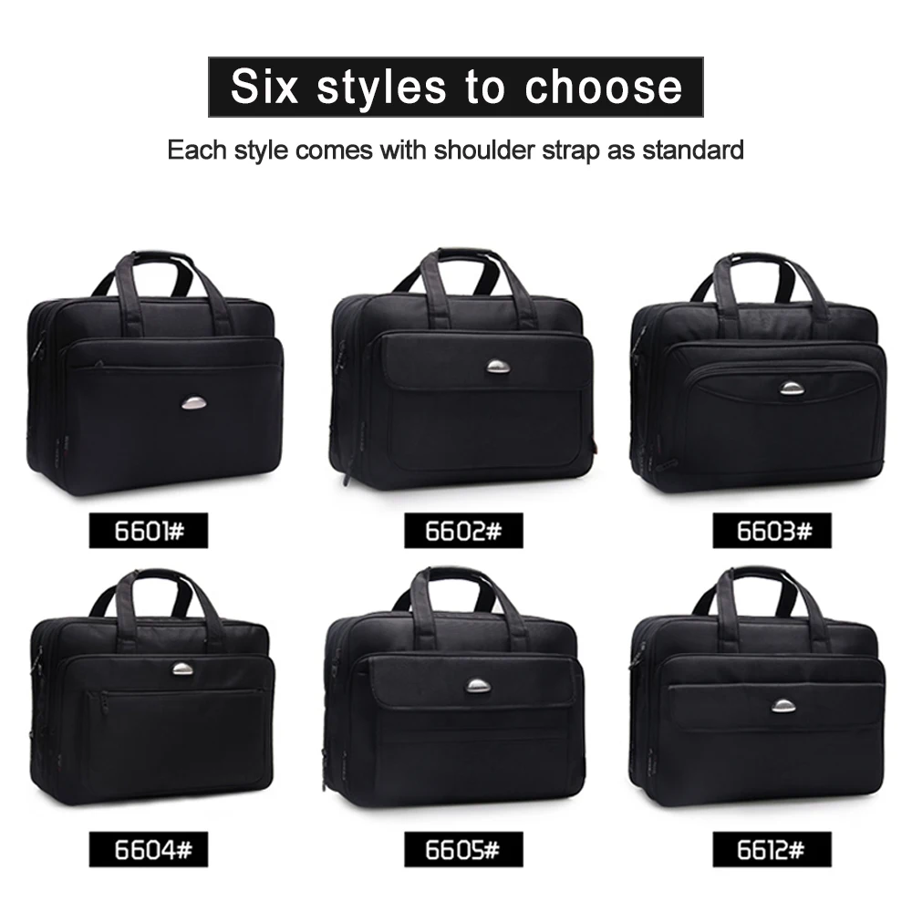 Large Capacity Briefcase Bag Men Business Bag 17 inch Laptop Bag Shoulder Bags Canvas Handbags Notebook Bag Messenger Bags Work