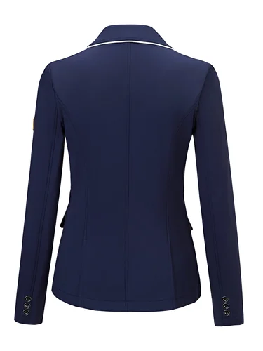 Imagen 2 del producto Uniforme de equitación de verano para mujer, traje ecuestre elástico y transpirable, ropa ecuestre de competición para adultos.