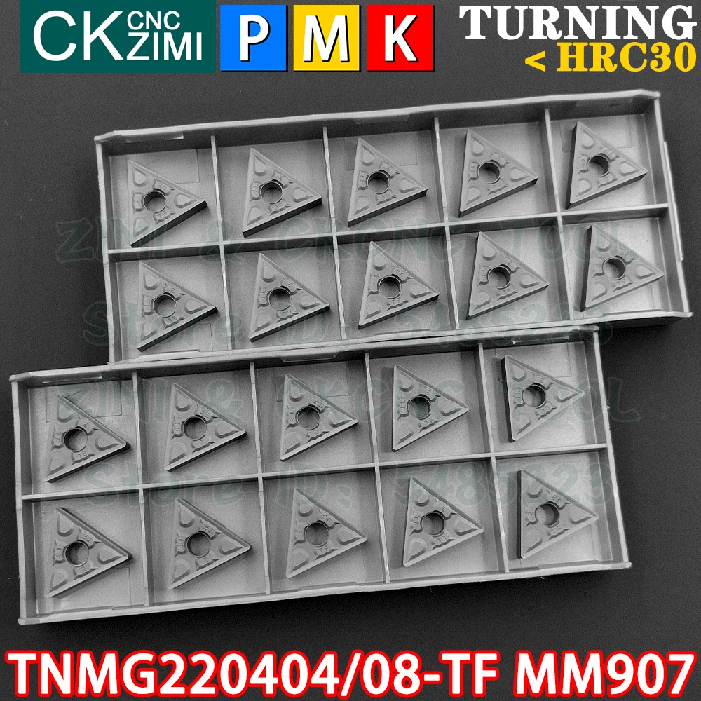 Imagem -02 - Pastilhas de Metal Duro Ferramentas de Pastilhas de Torneamento Internas Externas Ferramentas de Corte de Torno de Metal Cnc Tnmg 2204 Tnmg2204 Ferramentas de Carpintaria Tnmg220404-tf Mm907 Tnmg220408-tf Mm907 Tnmg431