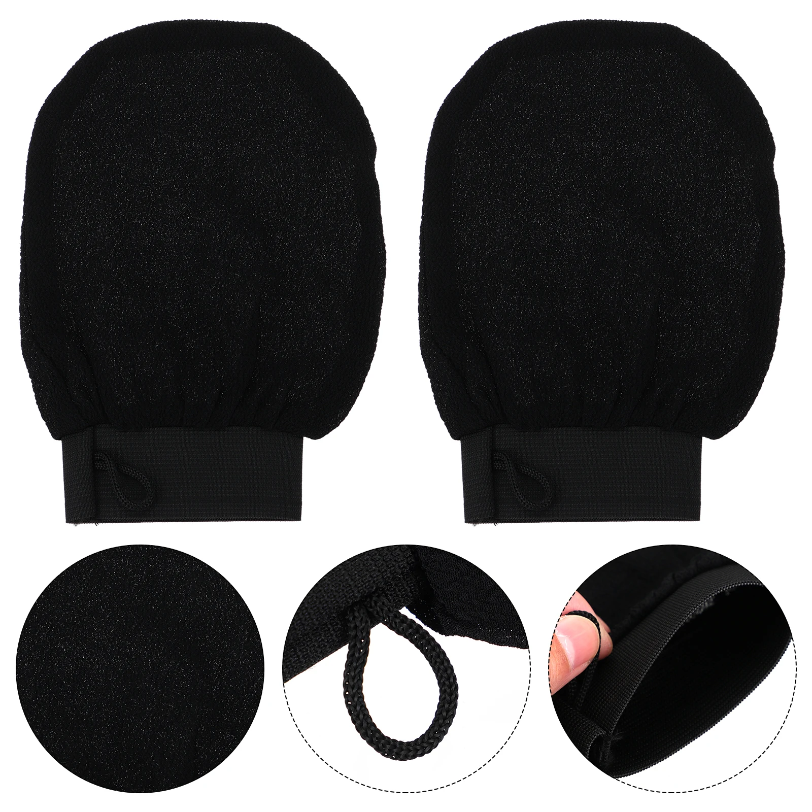 

Exfoliating Shower Gloves Body Scrubbing Deep Cleaning Bathing Tool All Skin Types Durable Body Wash Gloves for Women