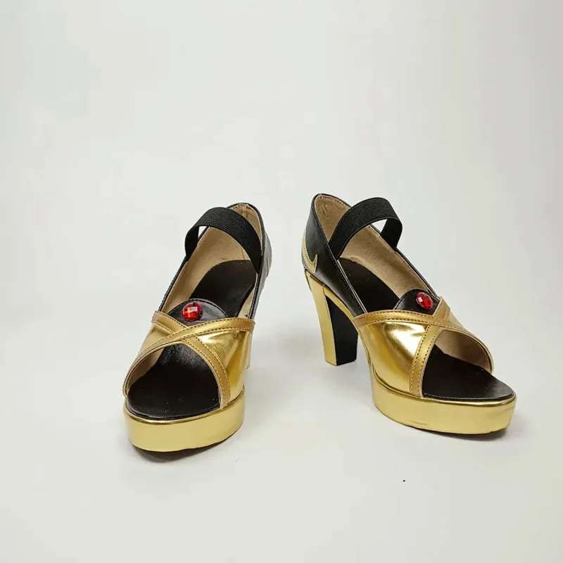 Anime Genshin Impact Cosplay Beidou Shoes Boot Halloween Carnival  Accessories