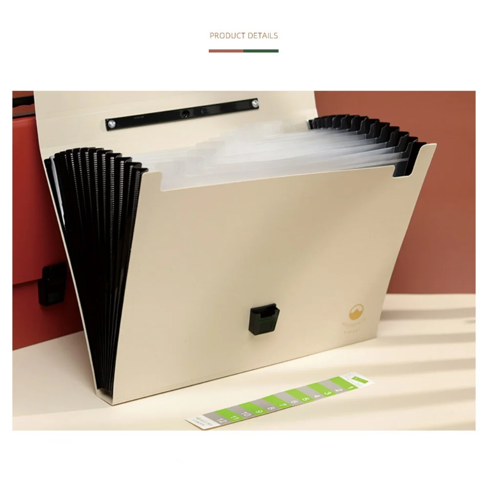 

Student Test Paper Storage Plastic Multi-Layer Folder File Bag Organizer Large Capacity A4 Organ Bag For Home Student Homework
